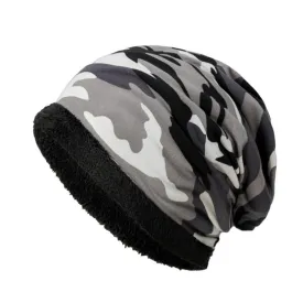 Men's Retro Casual Camouflage Plush Toe Cap 56544795TO