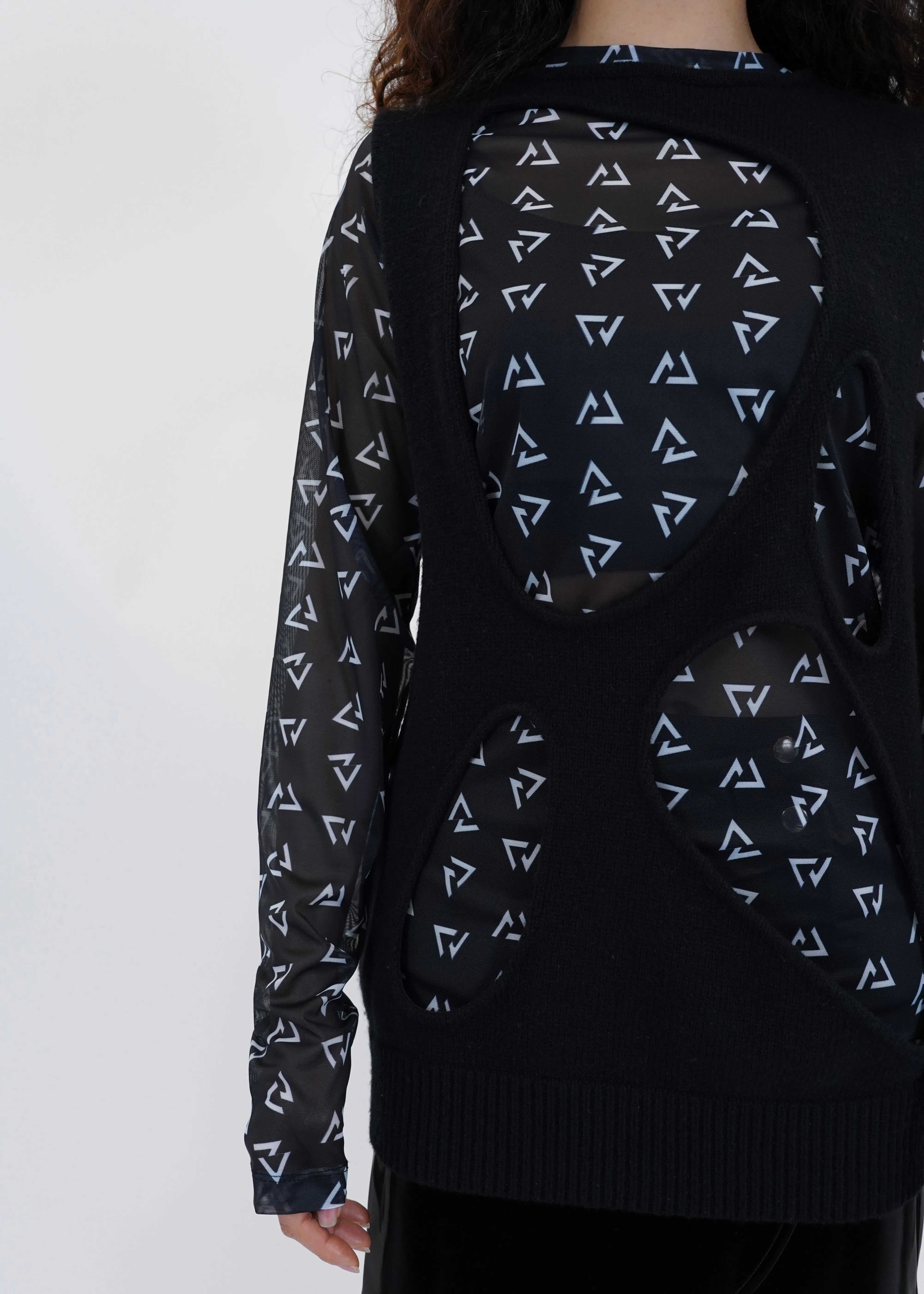 MIIAL ASYMMETRICAL KNITWEAR VEST