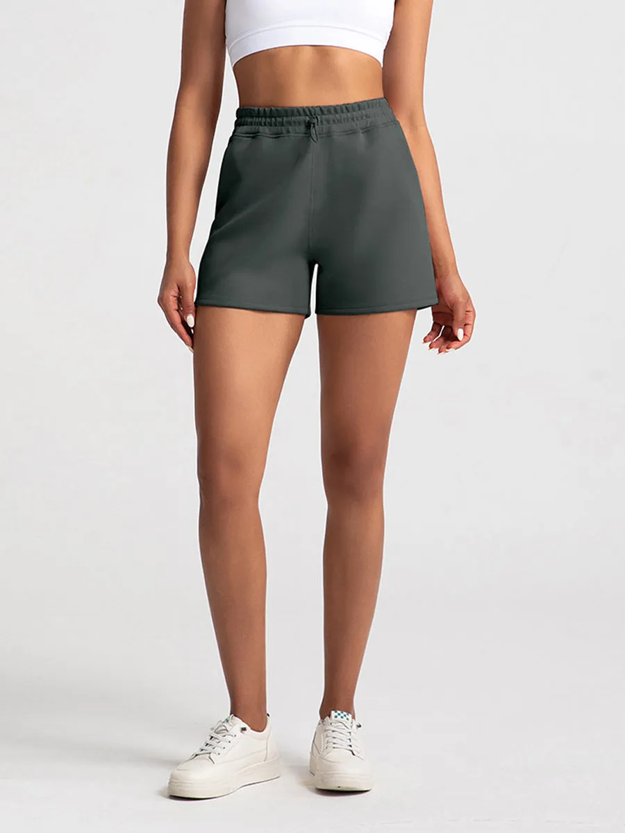 Modal Fabric Casual Sports Shorts Loose High Waisted Shorts