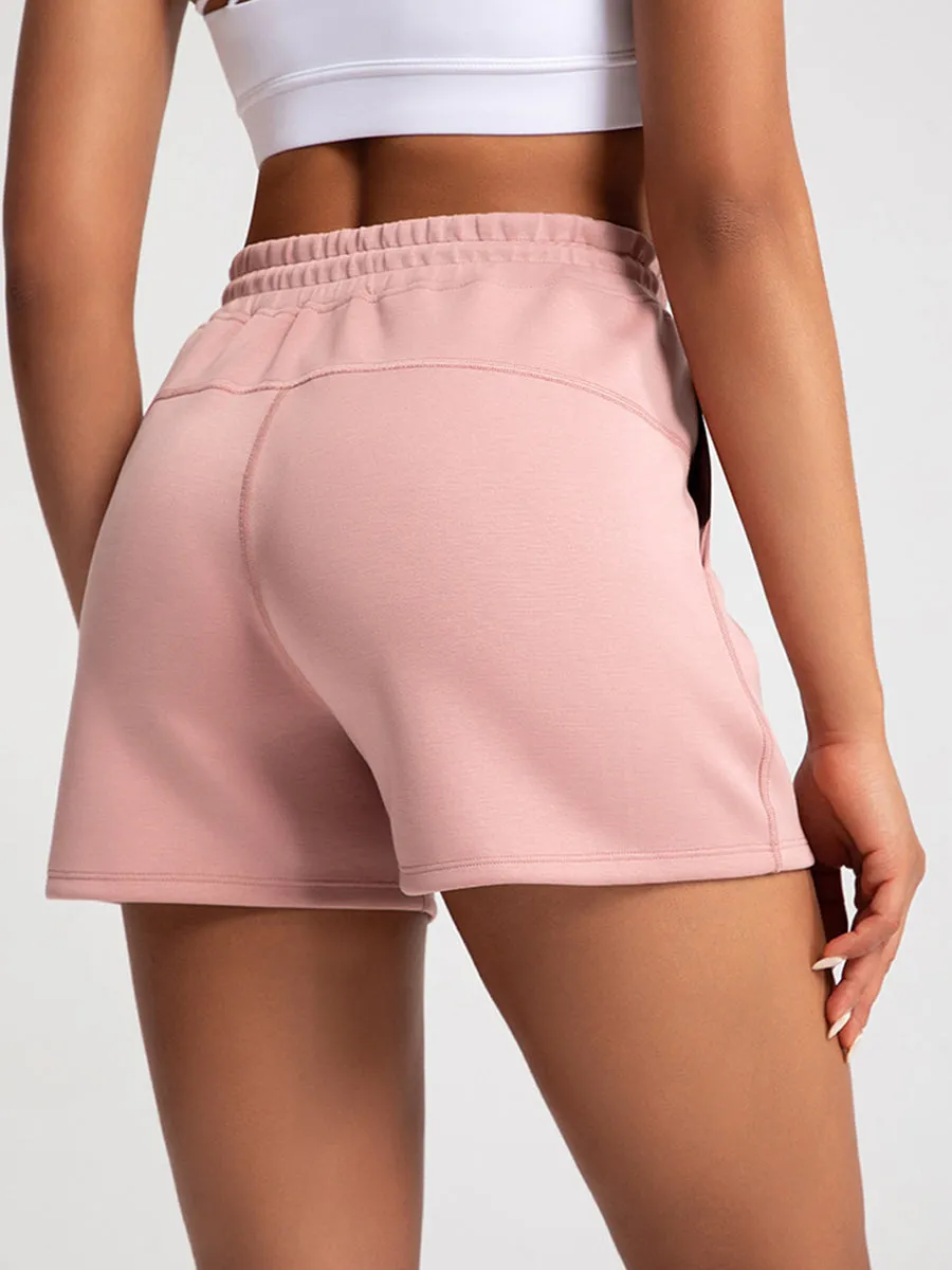 Modal Fabric Casual Sports Shorts Loose High Waisted Shorts