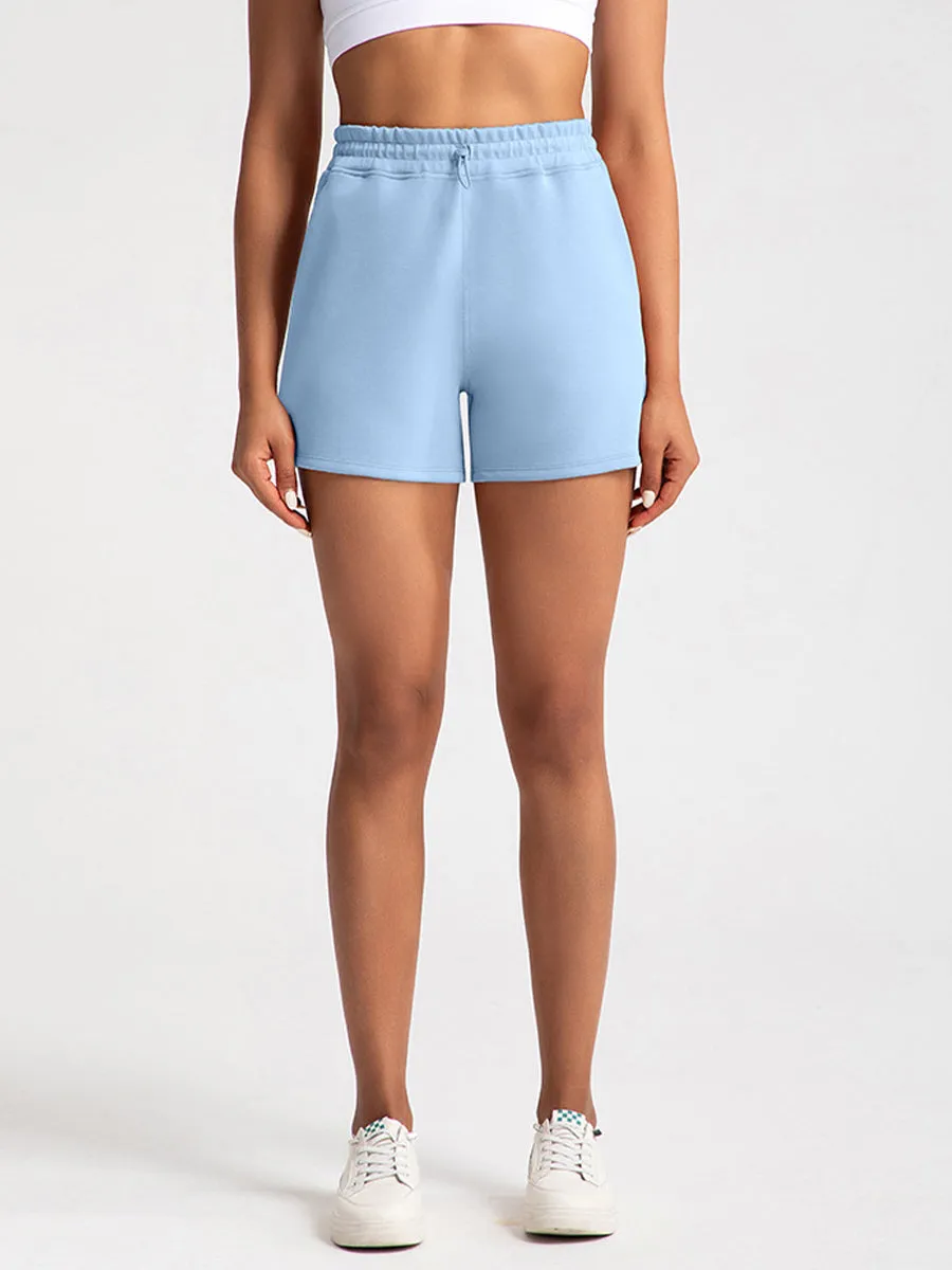 Modal Fabric Casual Sports Shorts Loose High Waisted Shorts