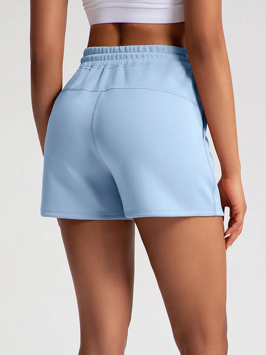 Modal Fabric Casual Sports Shorts Loose High Waisted Shorts