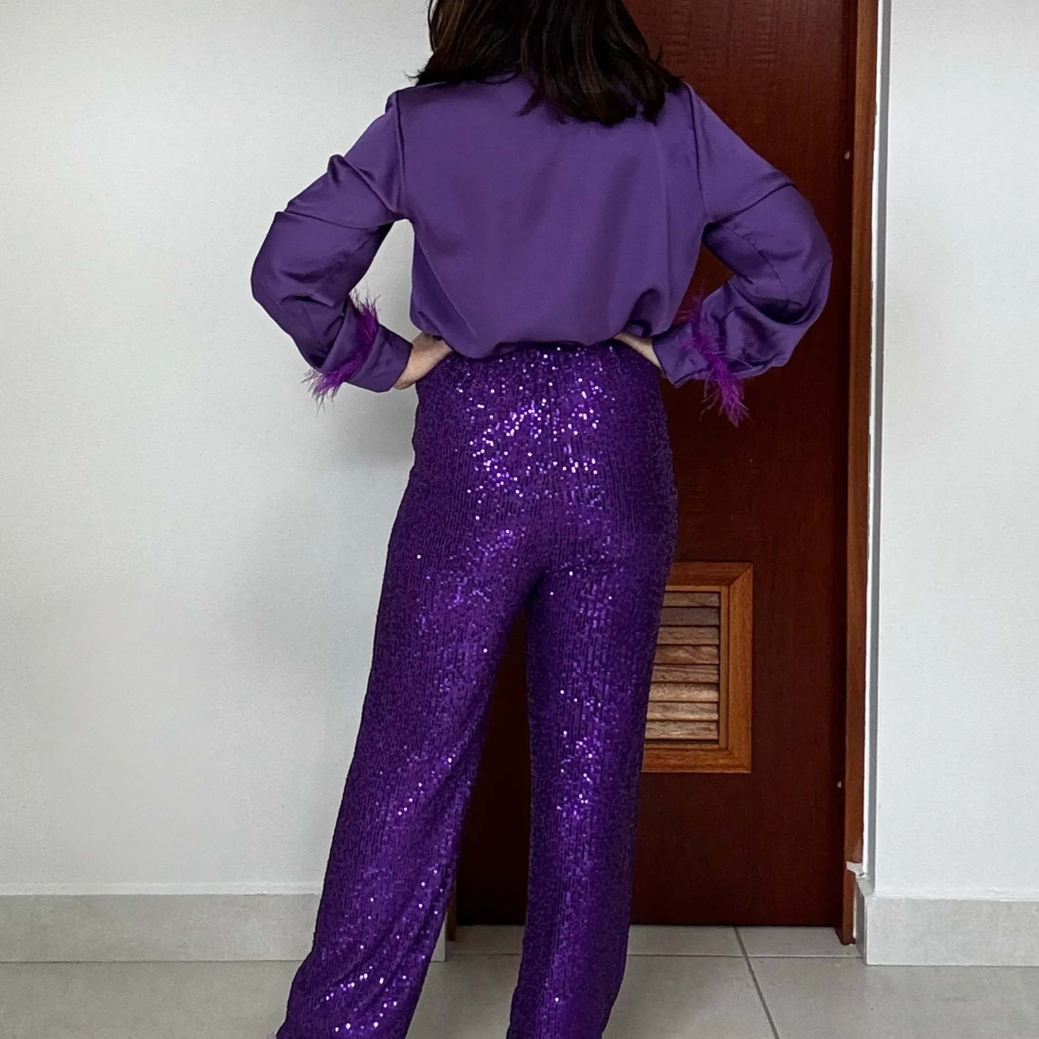 Sequins pants