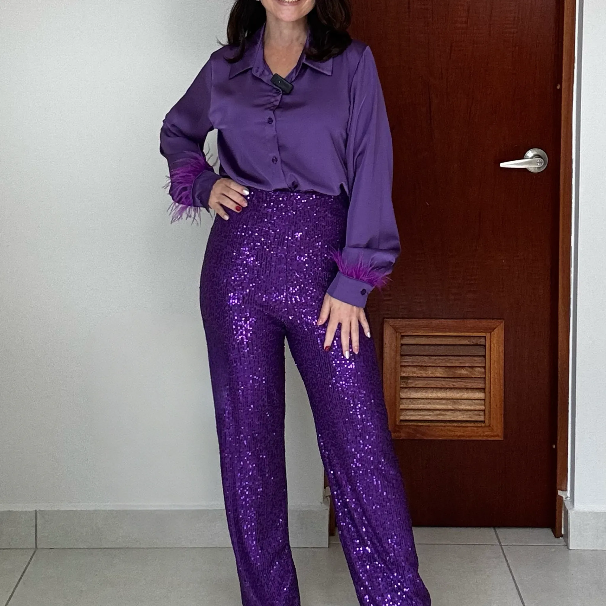 Sequins pants