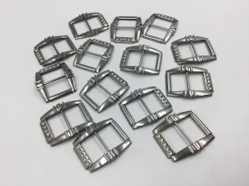 Silver Buckle With Stones