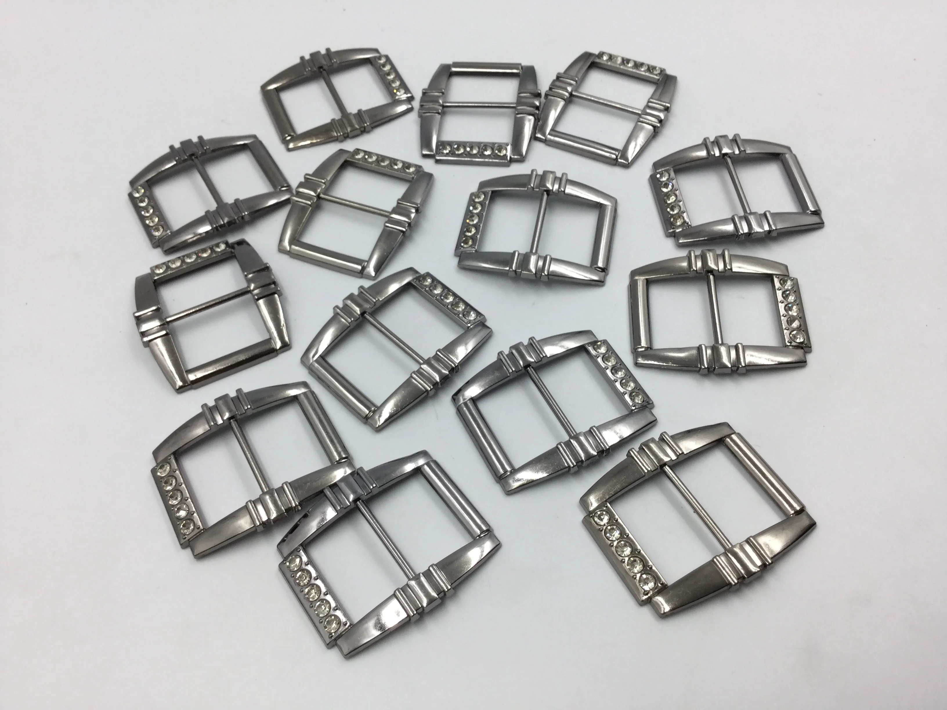 Silver Buckle With Stones