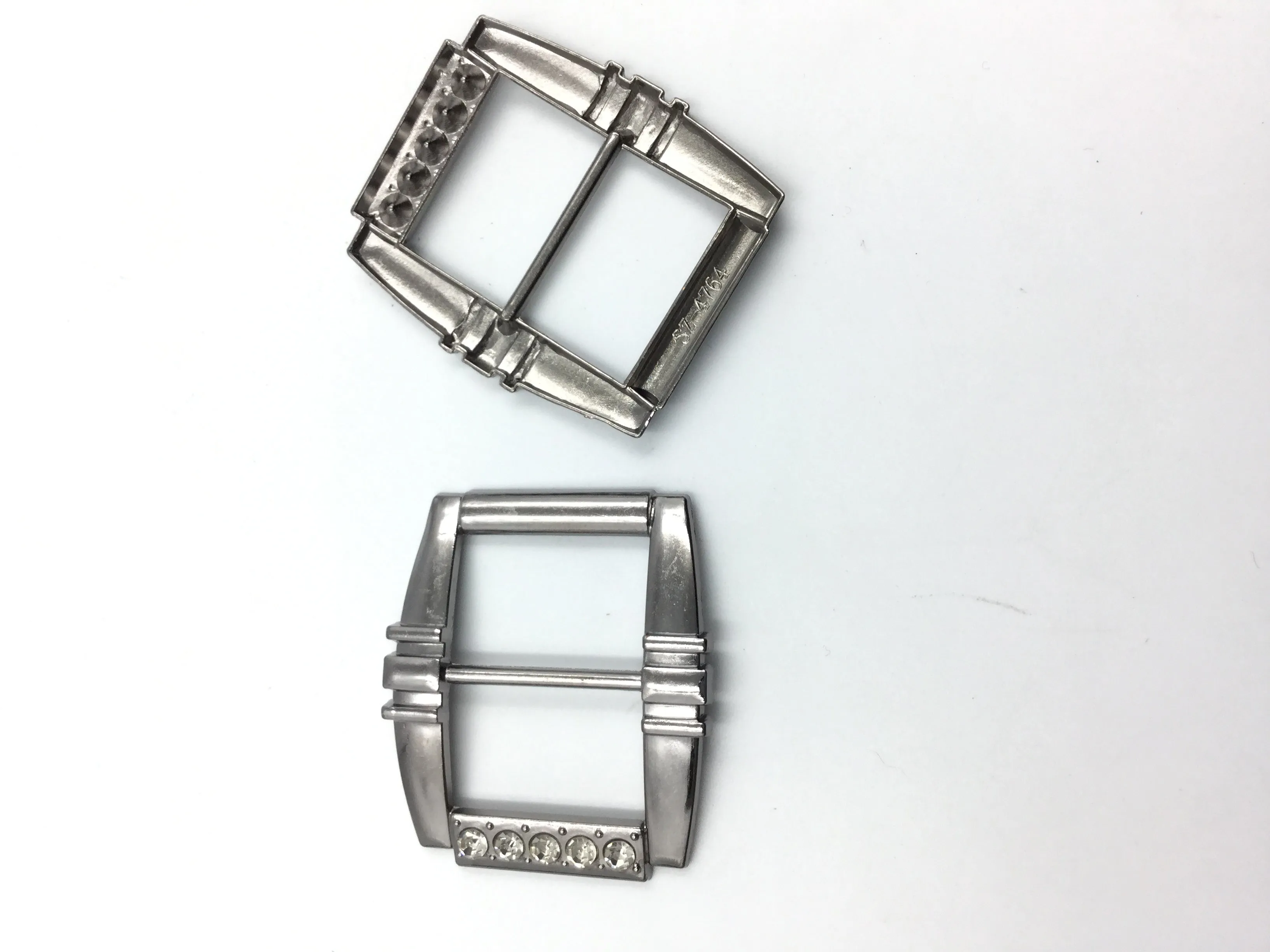 Silver Buckle With Stones