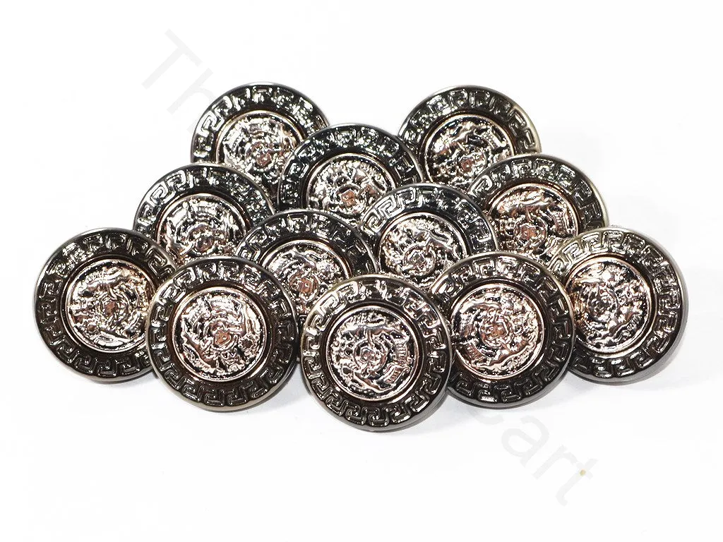 Silver Rose Gold Designer Coat Buttons
