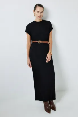 SLEEVELESS KNITWEAR DRESS