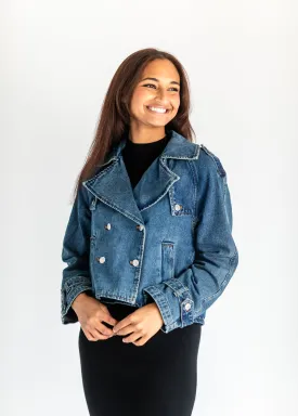 Steve Madden® Sirus Denim Trench Coat - FINAL SALE