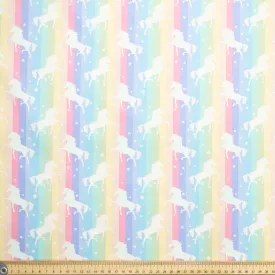 Unicorns & Rainbows Cotton Print