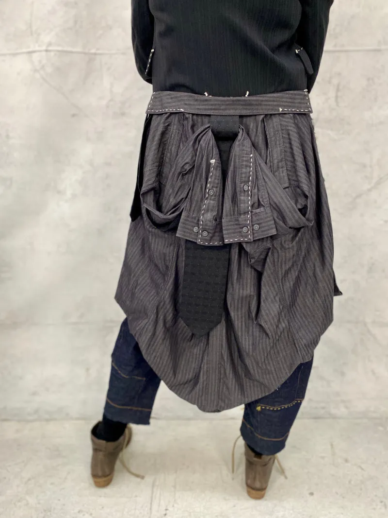 Upcycled Jacket With Bustle 1 Small