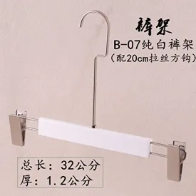 Xyijia Hanger (10Pcs/ Lot Wooden Hanger Ladies Clothing Store Pure White Wood Clothing Pants Rack